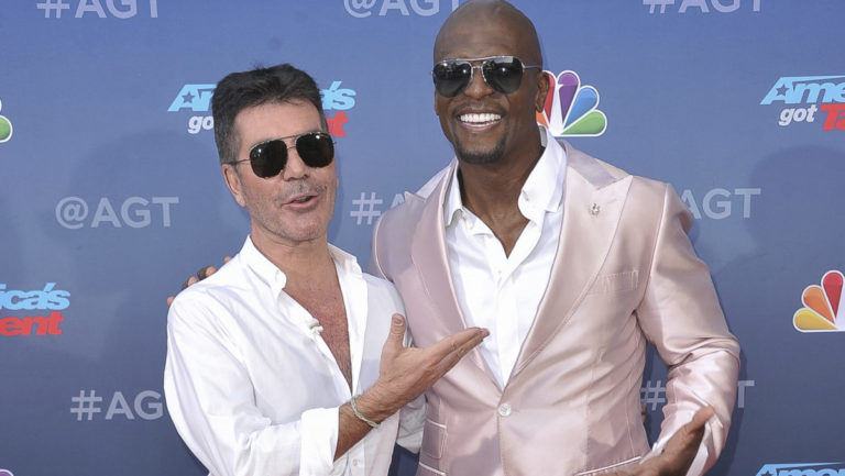 Simon Cowell, Terry Crews of NBC's 'America's Got Talent.'